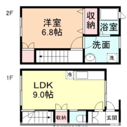 ガーデンヒル上冨居Ⅱの物件間取画像